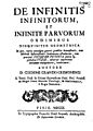 Grandi - De infinitis infinitorum, et infinite parvorum ordinibus disquisitio geometrica, 1710 - 1479870 F