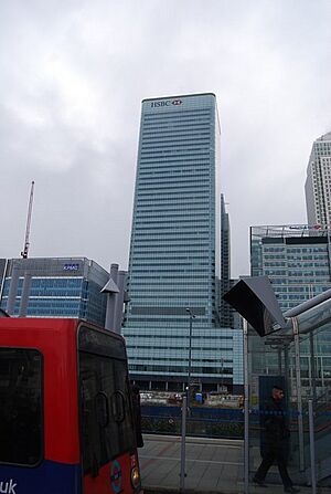 HSBC Tower from Poplar Station - geograph.org.uk - 1128054