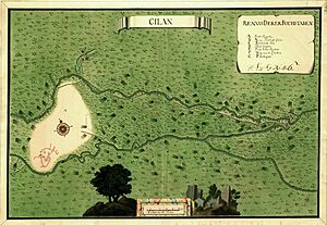Historical map of Rasht (cropped)
