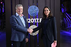 Informal meeting of environment ministers. Handshake Siim Kiisler and Brune Poirson (35504966640)