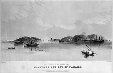 Islands in the Bay of Panama. Belonging to the Panama Railroad and Pacific Mail Steamship Co LCCN2003664970