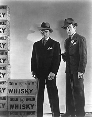 James Cagney Humphrey Bogart The Roaring Twenties Still
