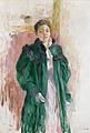 Jeune Fille au Manteau Vert by Berthe Morisot