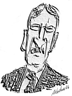 John Dewey caricat