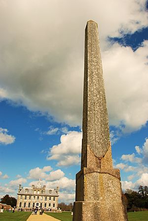 Kingston Lacy- Egyptian obelisk and House (geograph 1789450)