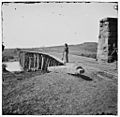 Knoxville, Tenn., vicinity. Bridge at Strawberry Plains, 20 miles northeast of Knoxville; camera on tripod at right LOC 6056602079