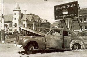LaSalle 1940 Series 52 Sedan of Brigadier-Mallaby - Burnt Car - 194511