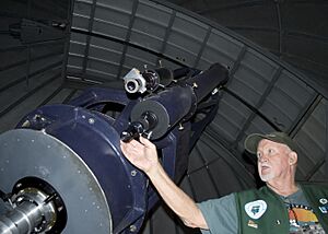 Large Telescope at the Goldendale WA Observatory