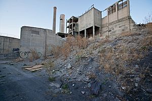Abandoned cement plant at Lime