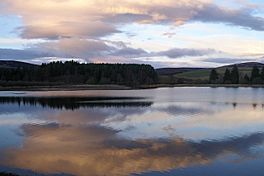 Loch of Lintrathen at dusk