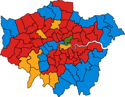 LondonParliamentaryConstituency2005Results