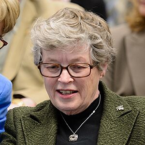 Lou Anna Simon crop