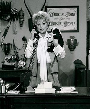 Lucille Ball at work Heres Lucy 1969