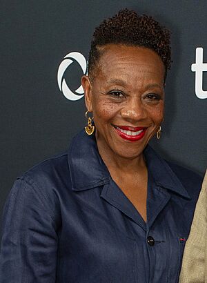 Marianne Jean-Baptiste and Mike Leigh at the 2024 Toronto International Film Festival (cropped).jpg