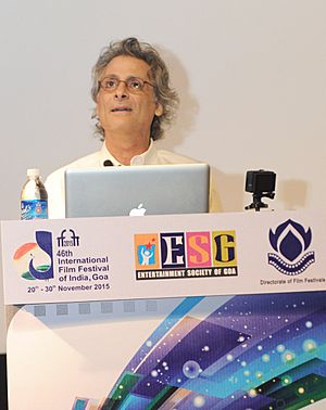 Master class on sound design by eminent Hollywood Sound Designer, Mark Mangini, at the 46th International Film Festival of India (IFFI-2015), in Panaji, Goa on November 22, 2015.jpg