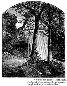 Minnehaha Falls from 1878 guide to summer resorts