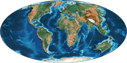 Mollweide Paleographic Map of Earth, 15 Ma (Langhian Age).png