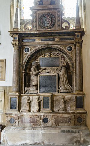 Monument to Richard & Jane Cecil, St Martins church, Stamford (geograph 5180323)