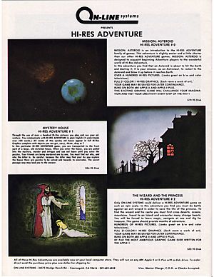 On-Line Systems - Hi-Res Adventure - June 1981 The On-Line Letter advert