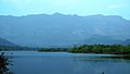 Pechiparai Reservoir, Kanyakumari District - with Western Ghats in the background