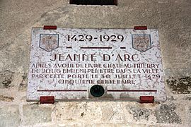 Plaque porte Saint Pierre (Château-Thierry)