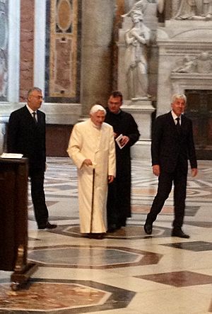 Pope emeritus Benedict XVI