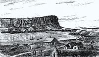 Poste de North Bluff Petite riviere de la Baleine 1878