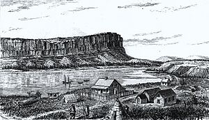 Poste de North Bluff Petite riviere de la Baleine 1878