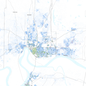 Race and ethnicity 2020 Evansville, IN