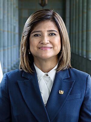 Retrato oficial de la vicepresidenta constitucional de la República de Guatemala Karin Larissa Herrera Aguilar (HQ) (cropped)