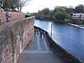 River Dee and City Wall, Chester - geograph.org.uk - 3227693