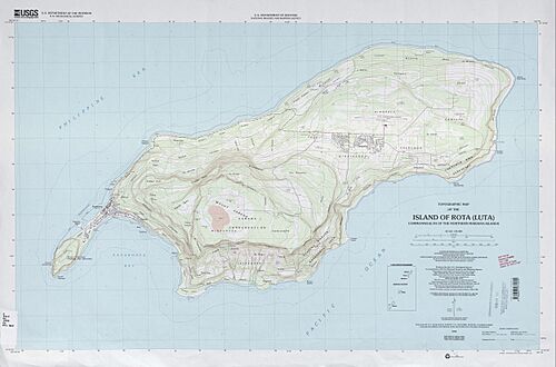 Rota CNMI 1999 topographic map USGS
