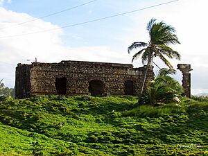 Ruinas del antiguo leprocomio, Islote de Cabras, Palo Seco, Toa Baja, Puerto Rico