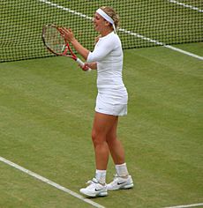 Sabine Lisicki after Sharapova 2012 Wimbledon