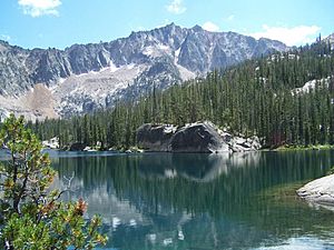 Saddleback Lake 2, Sawtooth Wilderness, Idaho, USA