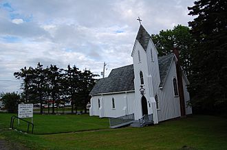 Saint Peter's and Saint John's Anglican Church, Baddeck, Nova Scotia.jpg