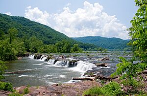 Sandstone Falls, WV (Lower Falls)