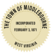 Official seal of Middlebourne, West Virginia