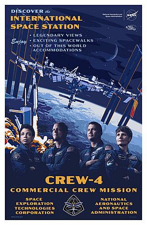 SpaceX Crew-4 Commercial Crew Poster