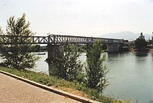 Spain Ebro river in Tortosa