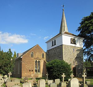 St Nicholas' Church, Church Walk, Thames Ditton (NHLE Code 1188441) (June 2015) (6).jpg