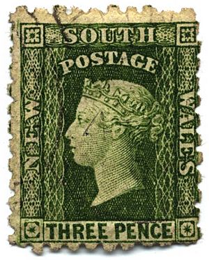 Stamp New South Wales 1891 3p
