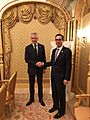 Steven Mnuchin and Bruno Le Maire at G20 Riyadh Summit