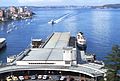 Sydney Ferry NORTH HEAD and Hydrofoil approaching Manly Wharf 18 January 1981