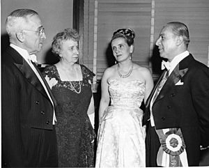 Truman and Mrs. Truman with Chilean President