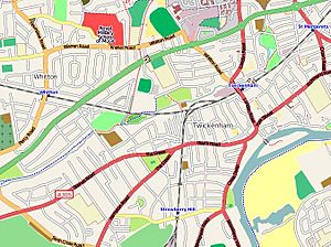 Twickenham-map