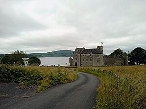 View of Parke's Castle from the north