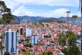 Vista panoramica de la ciudad de Sucre