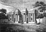 Gateway to the Botanical gardens c. 1832