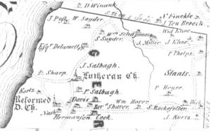 1798 Germantown map